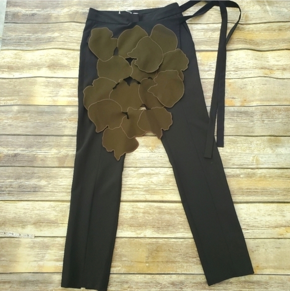 Tibi "Valia" Cutout Felt Panel Trousers - Picture 6 of 16